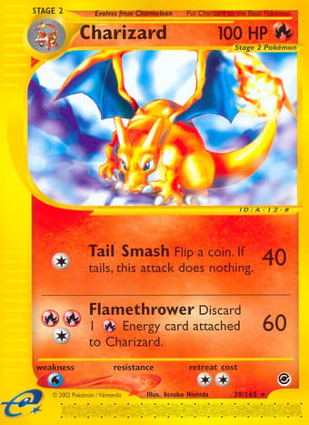 Charizard Expedition Base Set Pokemon Card