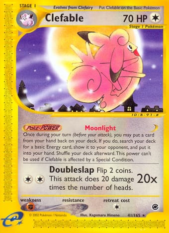 Clefable Expedition Base Set Pokemon Card