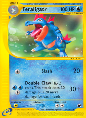 Feraligatr Expedition Base Set Pokemon Card