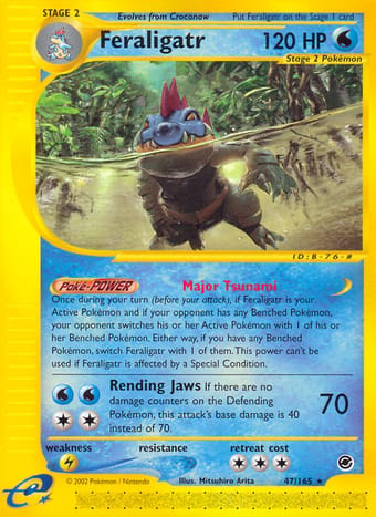 Feraligatr Expedition Base Set Pokemon Card