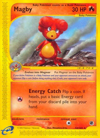 Magby Expedition Base Set Pokemon Card