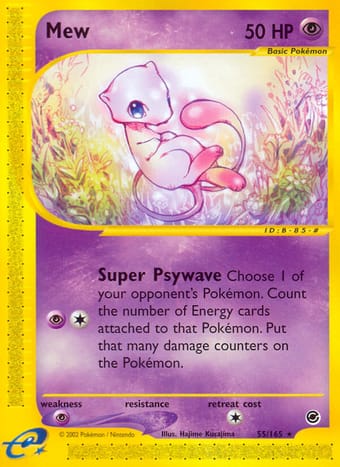 Mew Expedition Base Set Pokemon Card