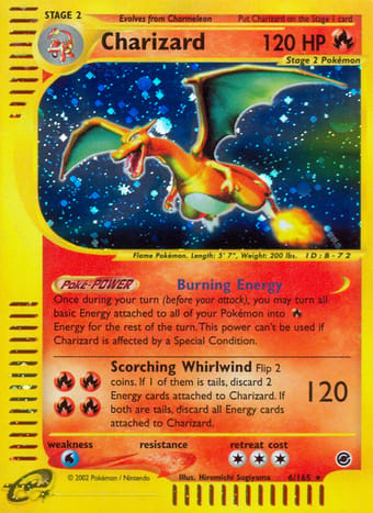 Charizard Expedition Base Set Pokemon Card