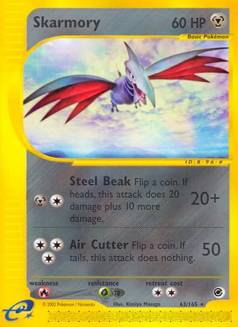 Skarmory Expedition Base Set Pokemon Card