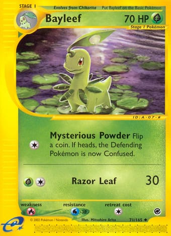 Bayleef Expedition Base Set Pokemon Card