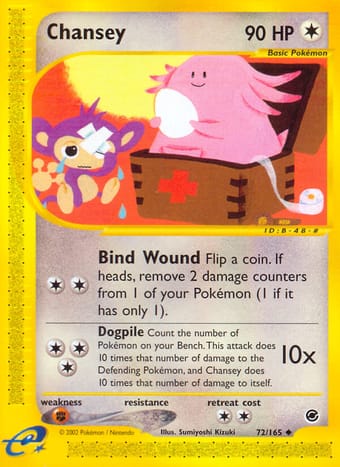 Chansey Expedition Base Set Pokemon Card