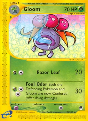 Gloom Expedition Base Set Pokemon Card