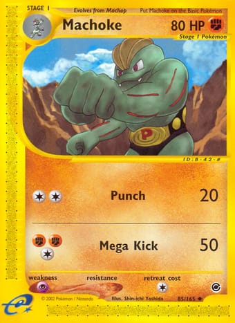 Machoke Expedition Base Set Pokemon Card