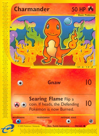 Charmander Expedition Base Set Pokemon Card