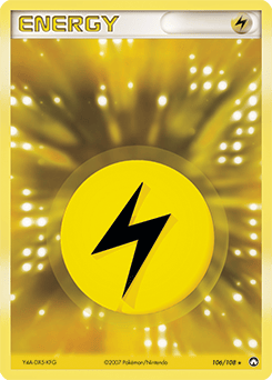 Lightning Energy EX Power Keepers Pokemon Card