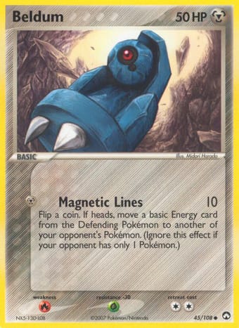 Beldum EX Power Keepers Pokemon Card