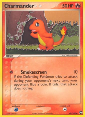 Charmander EX Power Keepers Pokemon Card