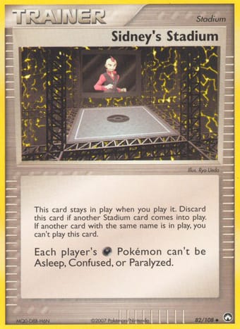 Sidney's Stadium EX Power Keepers Pokemon Card