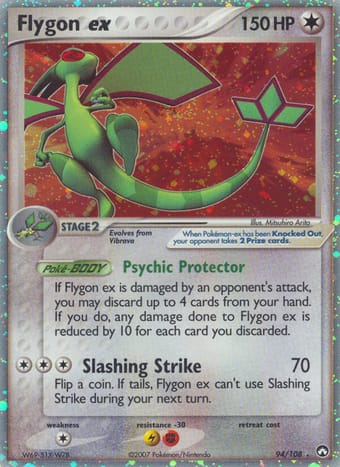 Flygon ex EX Power Keepers Pokemon Card