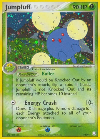 Jumpluff EX Team Rocket Returns Pokemon Card