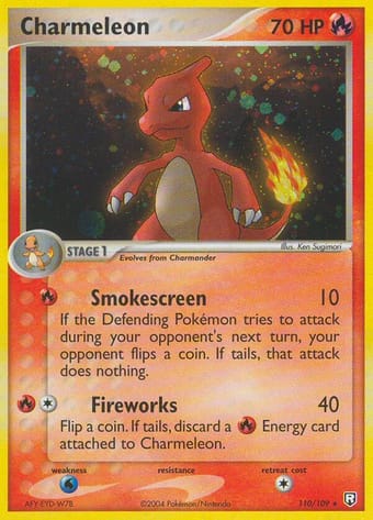 Charmeleon EX Team Rocket Returns Pokemon Card