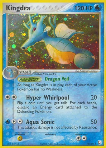 Kingdra EX Team Rocket Returns Pokemon Card