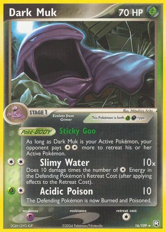 Dark Muk EX Team Rocket Returns Pokemon Card