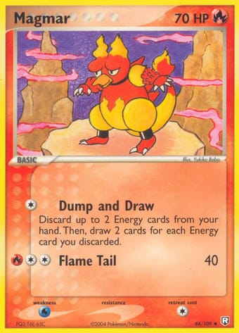 Magmar EX Team Rocket Returns Pokemon Card
