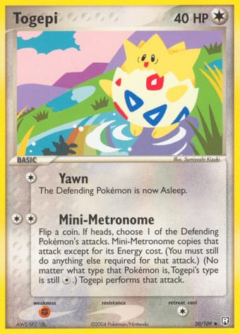 Togepi EX Team Rocket Returns Pokemon Card