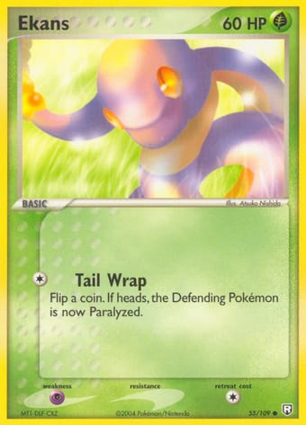 Ekans EX Team Rocket Returns Pokemon Card