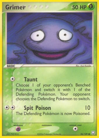 Grimer EX Team Rocket Returns Pokemon Card