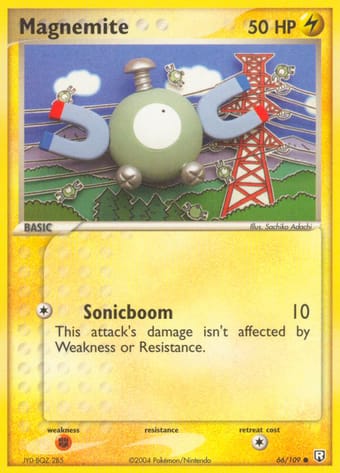 Magnemite EX Team Rocket Returns Pokemon Card