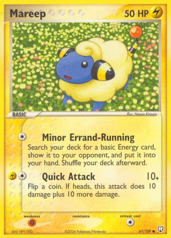 Mareep EX Team Rocket Returns Pokemon Card
