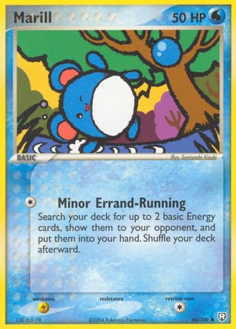 Marill EX Team Rocket Returns Pokemon Card