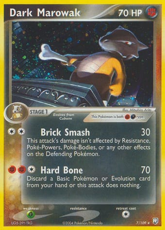 Dark Marowak EX Team Rocket Returns Pokemon Card