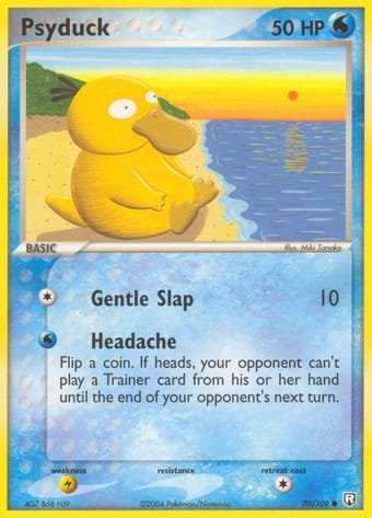 Psyduck EX Team Rocket Returns Pokemon Card
