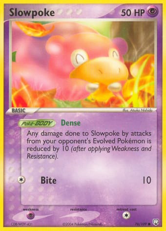 Slowpoke EX Team Rocket Returns Pokemon Card