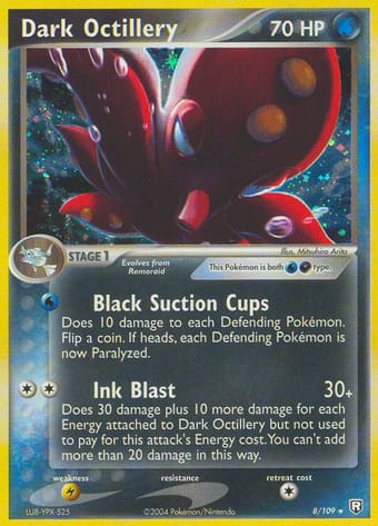Dark Octillery EX Team Rocket Returns Pokemon Card