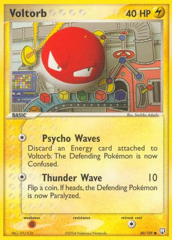 Voltorb EX Team Rocket Returns Pokemon Card