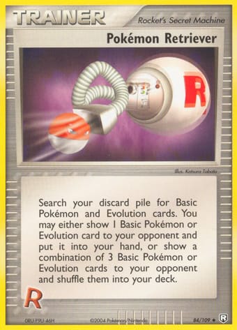 Pokemon Retriever EX Team Rocket Returns Pokemon Card