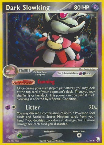 Dark Slowking EX Team Rocket Returns Pokemon Card