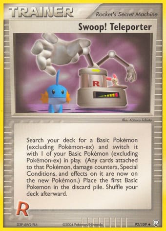 Swoop! Teleporter EX Team Rocket Returns Pokemon Card