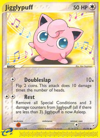 Jigglypuff EX Team Magma vs Team Aqua Pokemon Card