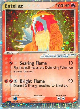 Entei ex EX Team Magma vs Team Aqua Pokemon Card