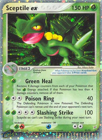 Sceptile ex EX Team Magma vs Team Aqua Pokemon Card