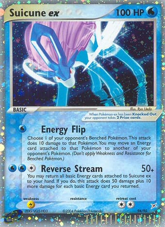 Suicune ex EX Team Magma vs Team Aqua Pokemon Card