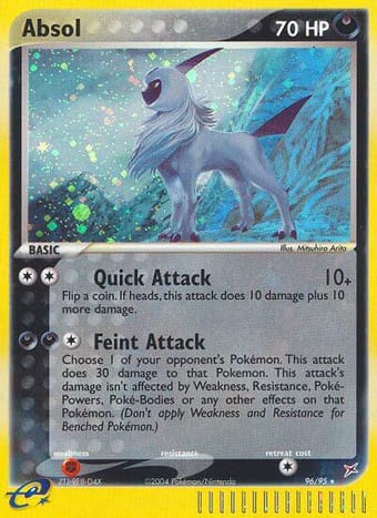 Absol EX Team Magma vs Team Aqua Pokemon Card