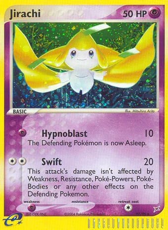 Jirachi EX Team Magma vs Team Aqua Pokemon Card