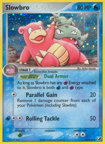Slowbro EX Unseen Forces Pokemon Card