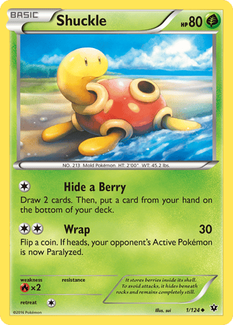 Shuckle Fates Collide Pokemon Card