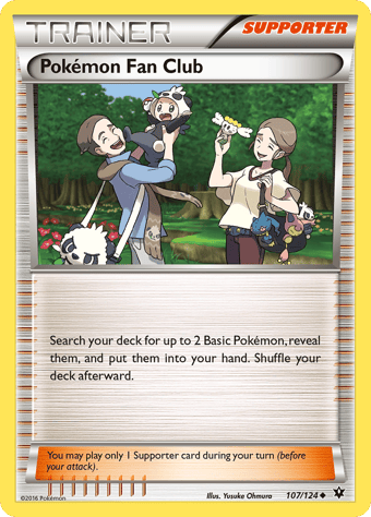 Pokemon Fan Club Fates Collide Pokemon Card