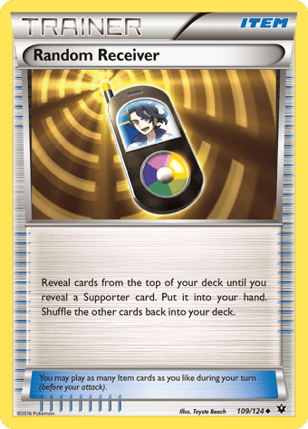 Random Receiver Fates Collide Pokemon Card
