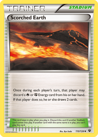 Scorched Earth Fates Collide Pokemon Card