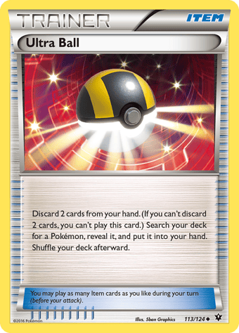 Ultra Ball Fates Collide Pokemon Card