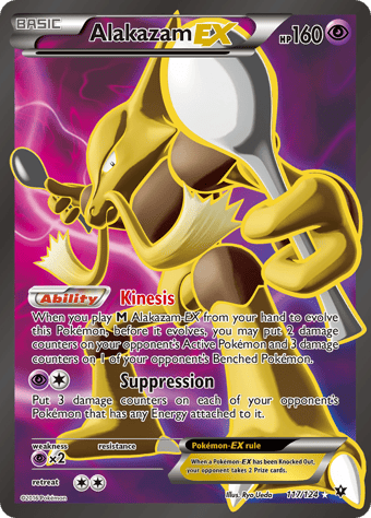 Alakazam-EX Fates Collide Pokemon Card